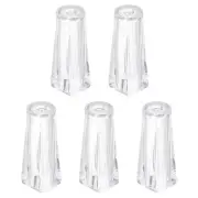 Cord Knobs, Transparent Plastic Cord Tassel Drops Pull End, 1.3x0.5" 5Pcs