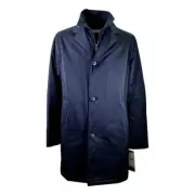 NWT BUGATTI TRENCH COAT BA2.8322288902000300 BLUE