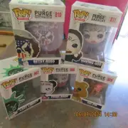 Pop Funko Movies Complete Set of 5+Vinyl Figure New the Purge Election Year