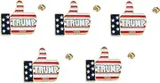 [UNiQ Designs] Donald Trump Man Lapel Pin American Flag Lapel Pin USA Pin American Flag Pin for Suit-Donald Trump Pins and Buttons 2020 MAGA Lapel Pin Trump 2020 Pin Keep America Great MAGA Pin