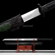 1095 Carbon Steel Chinese Tang Dyansty Dao 唐横刀 Sword Lapacho Wood Scabbard