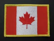 CANADA CANADIAN EMBROIDERED WORLD FLAG EMBLEM PATCH 2.5 X 3.4 INCHES