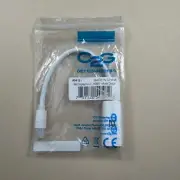 C2G Mini DisplayPort M - HDMI F +Audio Dongle #54191 - Brand New