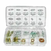 K Tool International KTI-00006 Brake Bleeder Screw & Washer Assortment, 30 P