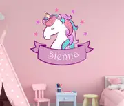 [Namly Design] Wallsticker - Unicorn / Personalised