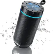 Bluetooth Speaker, IPX5 Waterproof Portable Speaker with 360° HD Surround Sound,
