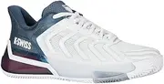 Dunlop KS04438129WG Ultrashot 4 HB Men Clay Court Model 25SS Tennis Shoes, White x Green, 10.2 inches (26.0 cm)