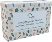 Alcyon Pure Synergy Essential Oil - Enhance Relaxation & Promote Restful Sleep - Essential Oil Blend Set 3 x 10ml Bottles for Night Sleep, Headache Relief & Calm Synergy - Suitable for All Season