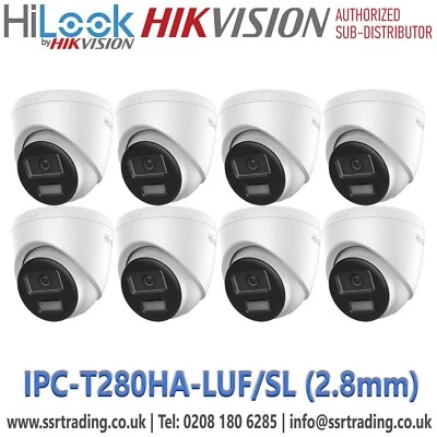 HiLook by Hikvision 8x 8MP Smart Hybrid Light PoE Camera - IPC-T280HA-LUF/SL
