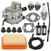Carburetor Air Filter Kit for Stihl FS120 FS200 FS250 FS300 FS350 FR350 FR450 FR480 Replace 4134 12