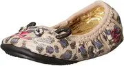 [Jessica Simpson] Millie Ballet (Infant/Toddler) Gold Leopard 2 M US Infant