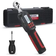 1/4" Drive Digital Torque Wrench: ±2% High Accuracy with Buzzer and LED Ale