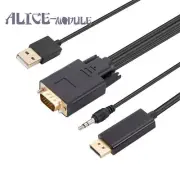 VGA TO Large DP 1.8-m Video Converter VGA TO DP Converter VGA To Displayport