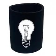 Light Bulb White - Funny Novelty Stubby Holder