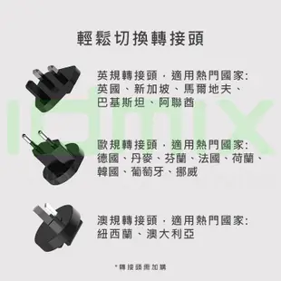 IDMIX EU/AU/UK STANDARD ADAPTER (CH05-A) 三合一 萬用轉接頭