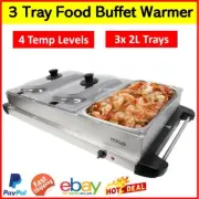 Heated Food Display Trays Buffet Buffet Warmer Bain-Marie Countertop Dish Server