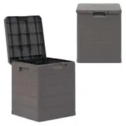 Garden Storage Box Durable Plastic Indoor Outdoor Chest Organizer Toolbox 90L