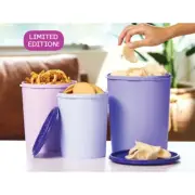 TUPPERWARE Deco Canister (Set of 3) 1.8L/2.7L/4.0L