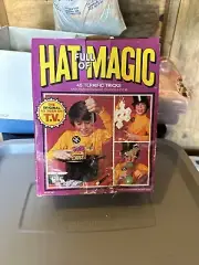 Vintage 1976 Hat Full Of Magic BRAND NEW IN BOX!! 45 Tricks! Reiss Games! Rare!!