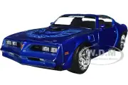 1977 PONTIAC FIREBIRD TRANS AM BLUE 1/24 DIECAST MODEL CAR BY JADA 34720
