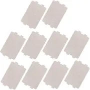 Amosfun 10Pcs High Temperature Insulation Mica Plates for Microwave Oven Repair Mica Versatile Use Home Appliances and Shape