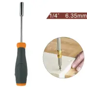 Screwdriver Handle Chrome Vanadium Steel Hex Adapter Magnetic 6.35mm Hex