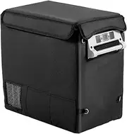 EUHOMY CF55 Insulated Protective Cover 59 Quart Car Refrigerator Insulated Transit Bag，12 Volt Portable Refrigerator Cover 59QT Car Fridge Freezer,Black