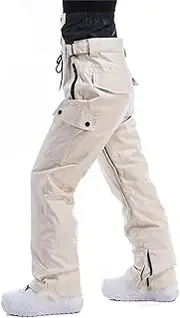 [Bciopll] Ski Pants Men and Women Outdoor Warm Couple Snow Trousers Winter Ski Snowboard Pants