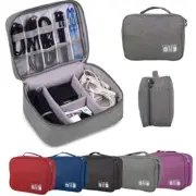 Electronic Accessories Cable Bag Organizer Travel Pouch Storage Cases Charger US