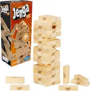 Hasbr Gaming Jenga Classic Game with Genuine Hardwood Blocks