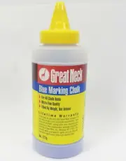Great Neck Blue Marking Chalk CRB Contractor Tools Easy To See Bottle
