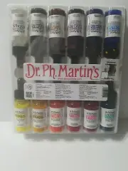 Dr. Ph. Martin's Hydrus Fine Art Watercolor, 15 ml each Set of 12 colors A25