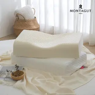 【MONTAGUT 夢特嬌】100%泰天然乳膠枕1入(標準/蝶型)