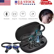 Bluetooth 5.0 Headset TWS Wireless Earphones Earbuds Stereo Headphones EarHook