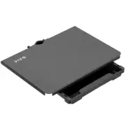 VIVO Clamp-on 14" x 10" Utility Shelf Pole Mount with Storage Drawer