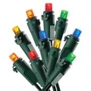 Celebrations LED Micro/5mm Multicolored 100 ct String Christmas Lights 24.75 ft.