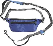 Toyvian Adjustable Waist Leash Reflective Dog Walking Belt Comfortable Material for Running and Walking