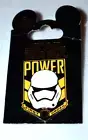 2015 Disney Star Wars The Force Awakens Storm Trooper Power First Order Pin