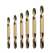 Efficient For Metal Drilling with 10pcs HSS Doubleheaded Auger Drill Bits