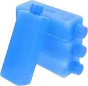 4Pcs Ice Packs for Cooler Reusable Freezer Packs Lightweight Ice Cases for Drinks Food Preservation Air Conditioner Fan Use