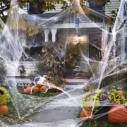 Lot of 3 bags - Spider Web Webbing Stretchable With Spider Halloween Decoration