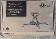 Wali Projector Ceiling Mount PM-002-WHT Supports 30lbs Universal