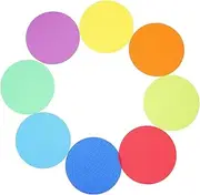 SECFOU Carpet Classroom Tools 36pcs Round Rug Spots Classroom Marking Stickers