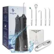 Water Dental Flosser for Teeth - 4 Modes Portable Cordless 350ML Water Teeth ...