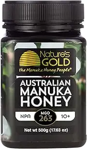 Manuka Gold 100% Raw Australian Manuka Honey NPA 10+- 250g