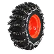 8mm Studded Alloy 2 Link 400/75-28 Skid Loader Tire Chains