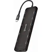 Bonelk Long-Life 14-in-1 Multiport USB-C Hub (Black)