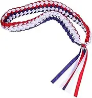 Polyester Graduation Necklace College Honor Yarn Leis Braided Ribbon for Uni Party Decorations