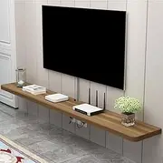 Wall Mounted TV Shelf Wall Shelf Floating Shelf TV Stand Media Console Unit Entertainment Centre TV Unit Storage Shelf Utility Shelve TV Bracket TV Wall Unit Decor Display Shelf Book Shelf TV Board