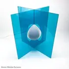 TEAL MCM Amazon ECHO Stand - 4th/5th Gen - Retro Style Mid Century Modern Alexa